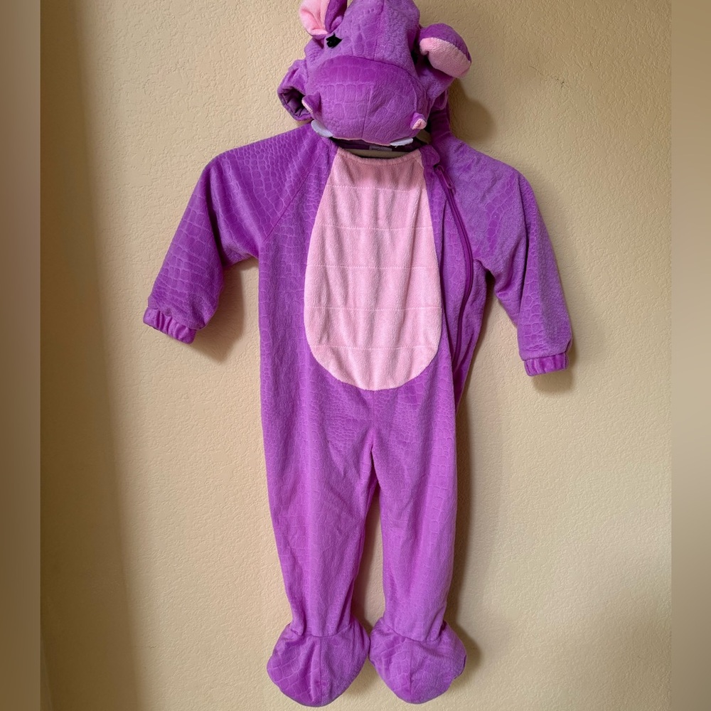 Hippo Hippopotamus Purple Halloween Costume 18-24 Months